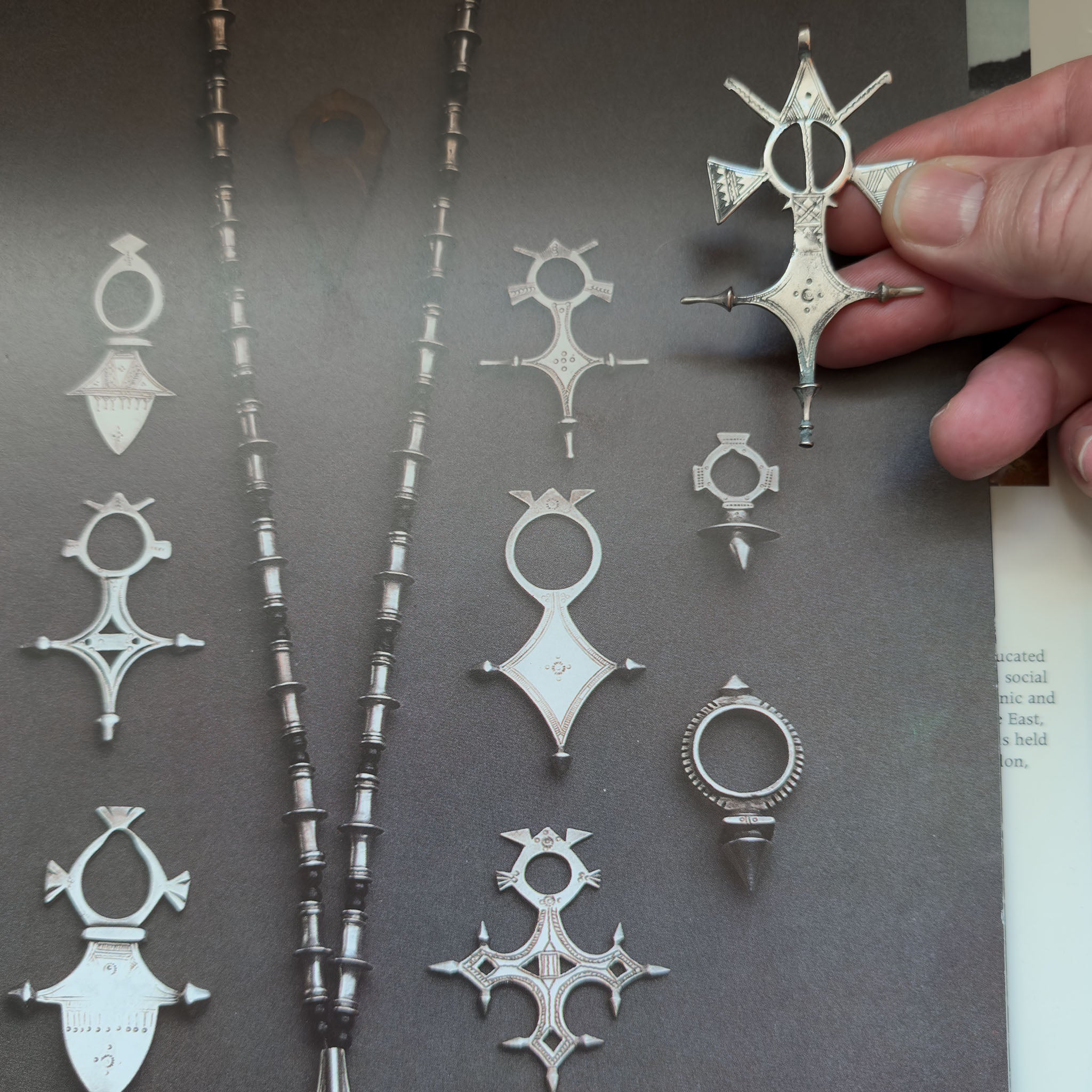 Silver Tuareg Cross Pendant, Niger