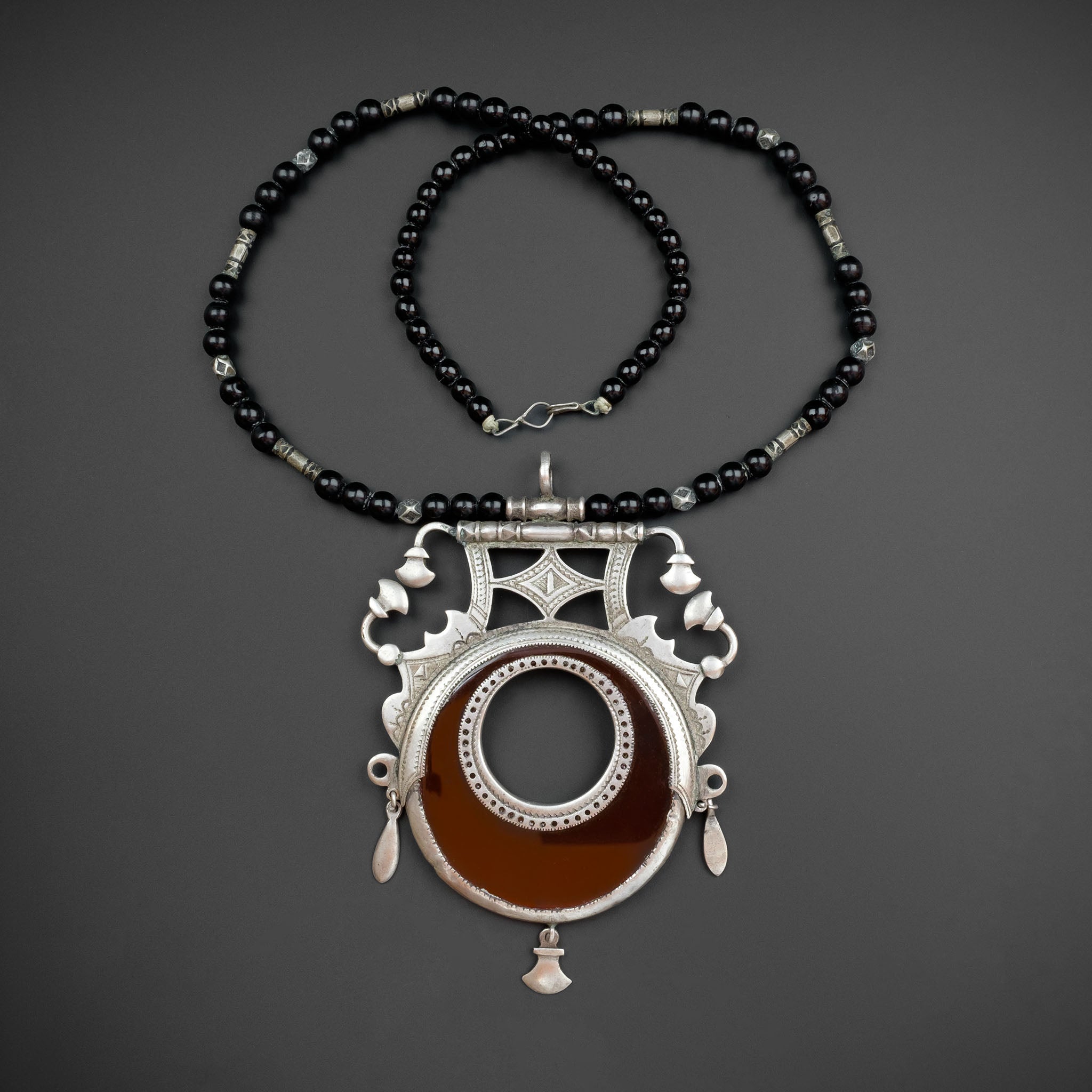 Silver & Carnelian Tuareg ‘Issaran’ Necklace