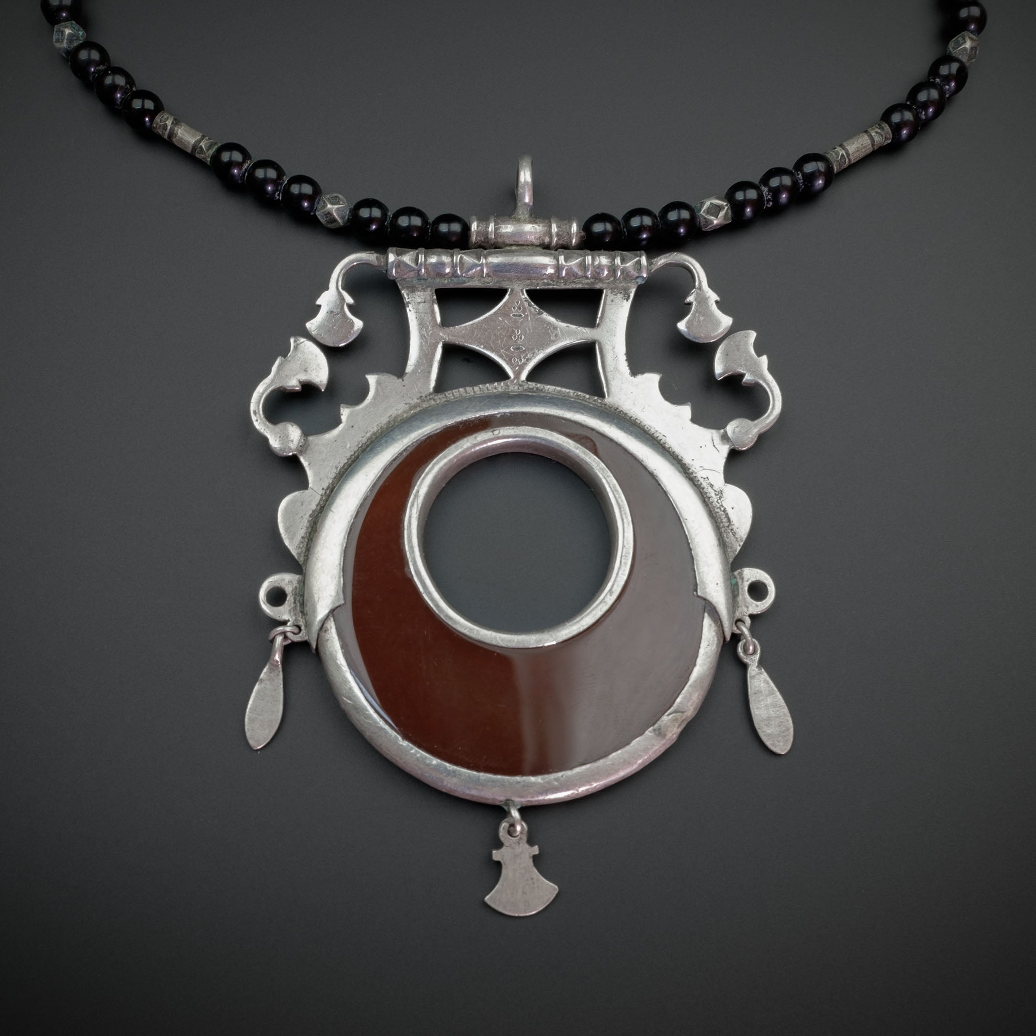 Silver & Carnelian Tuareg ‘Issaran’ Necklace