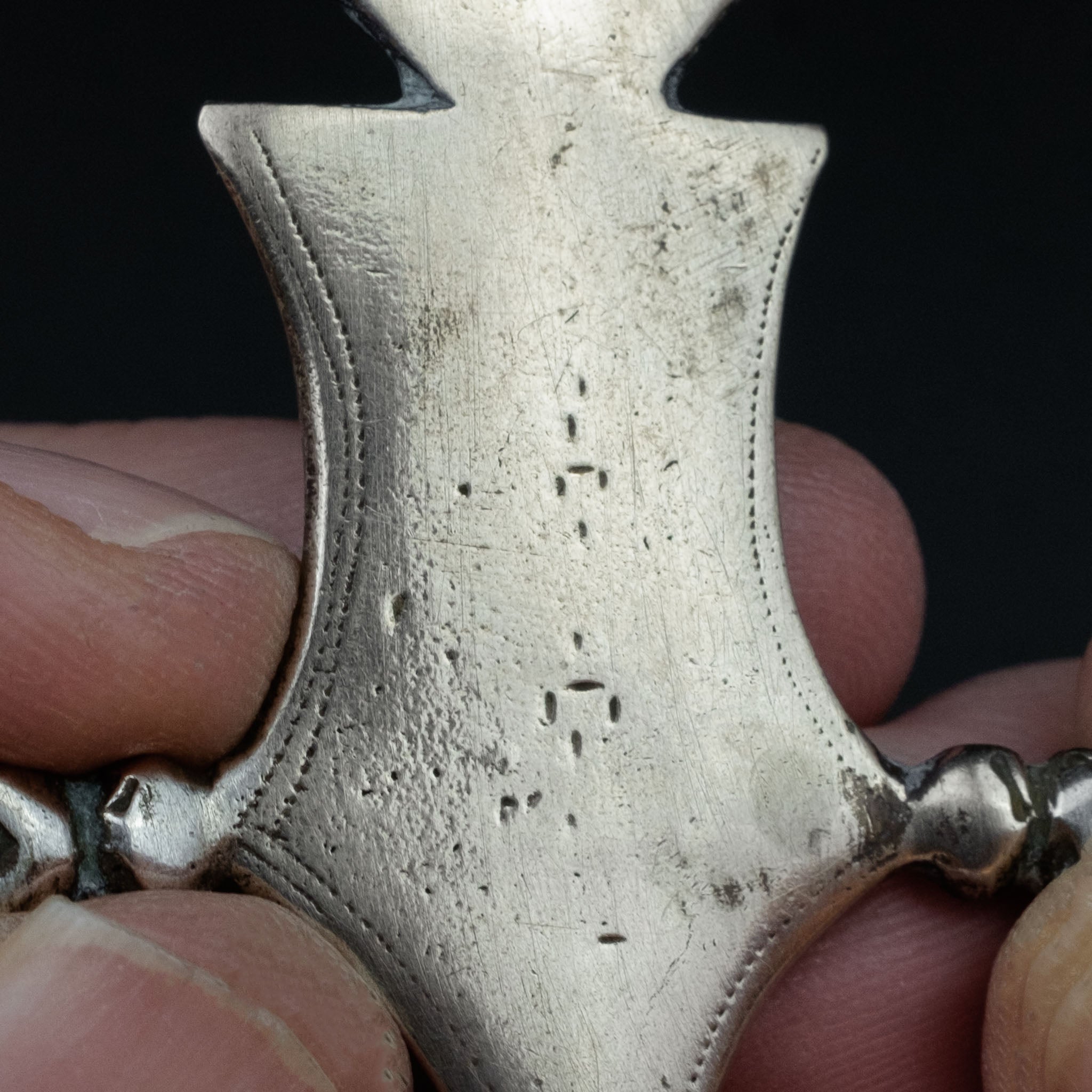 Old Silver Tuareg Cross Pendant