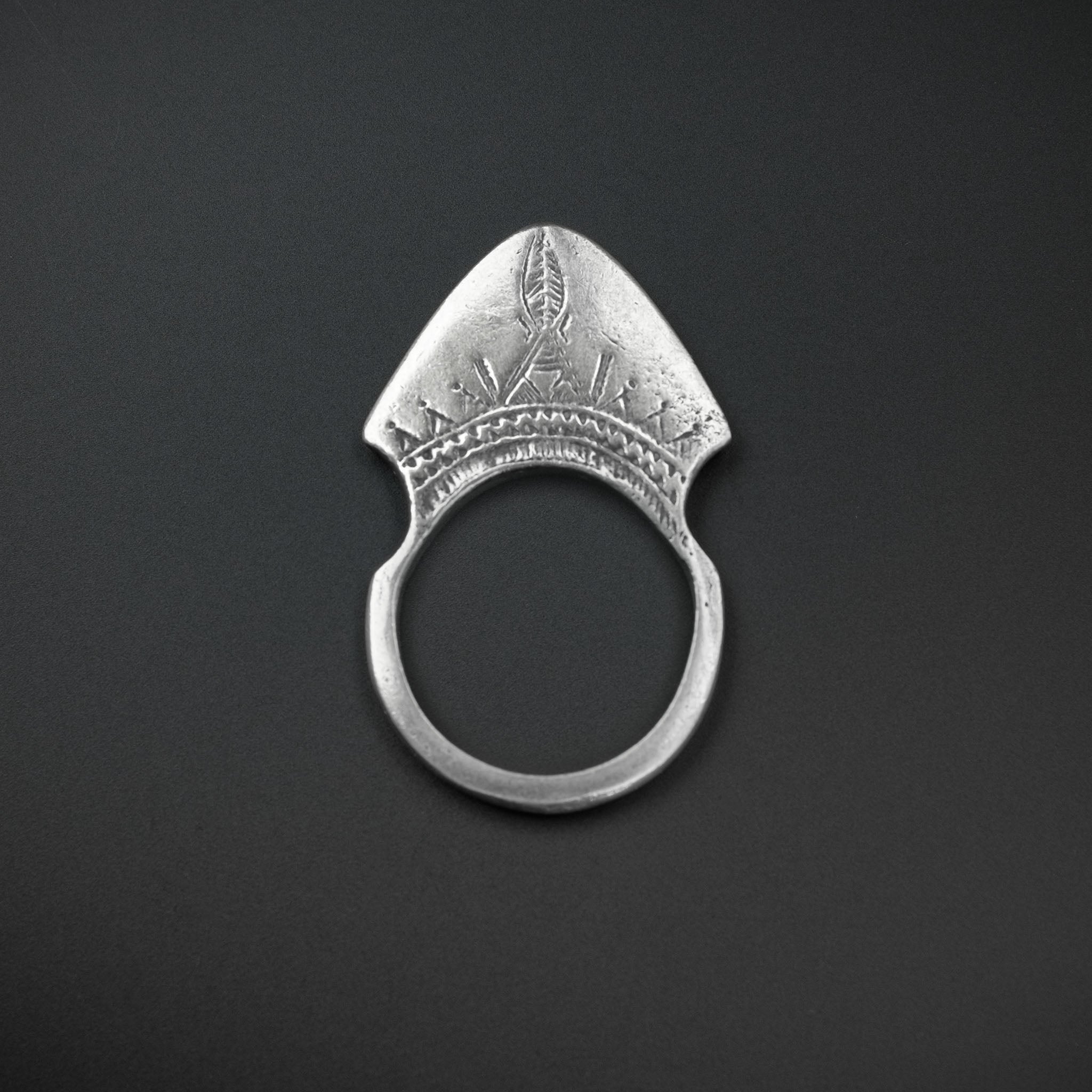 Old Silver Tuareg Ring, Mali