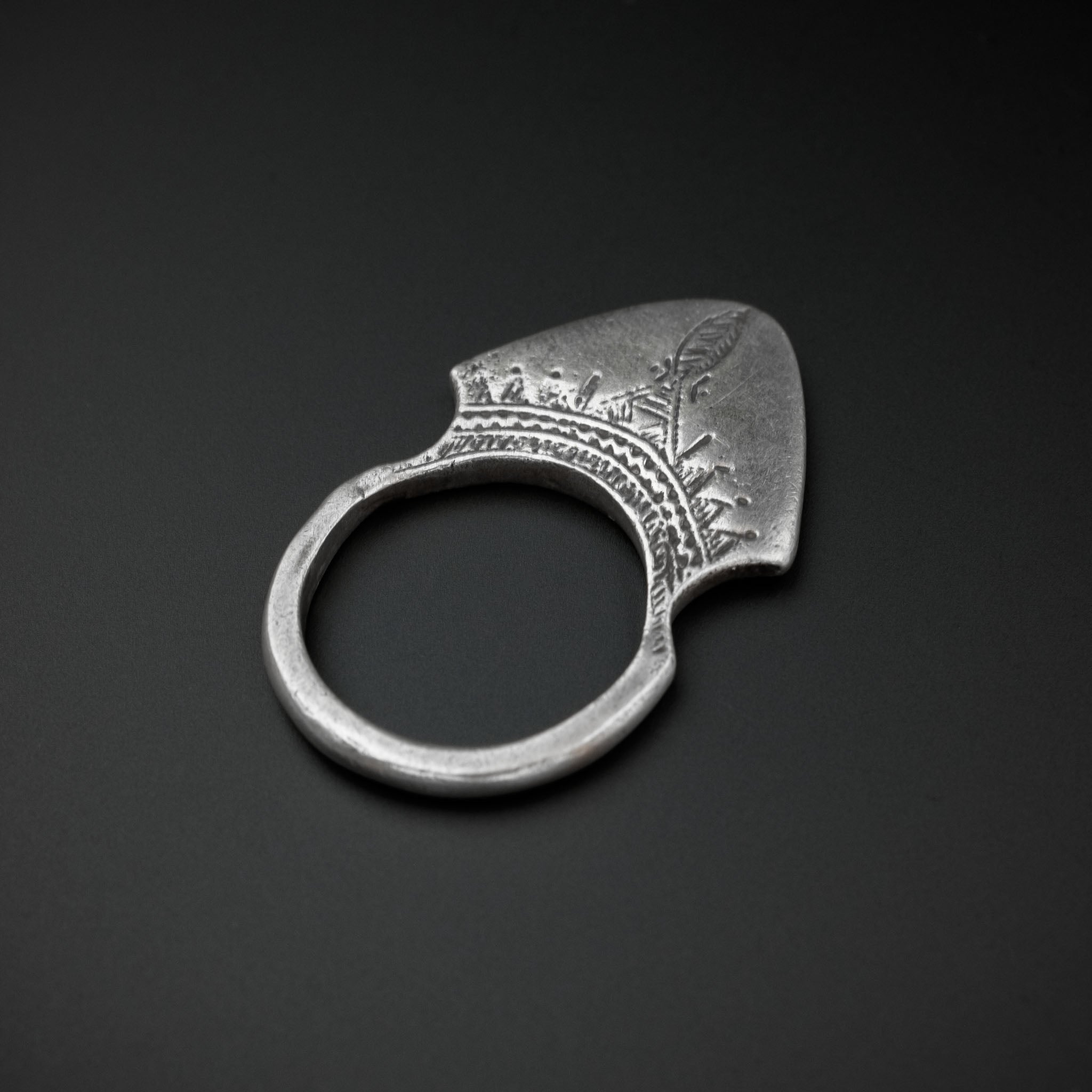 Old Silver Tuareg Ring, Mali