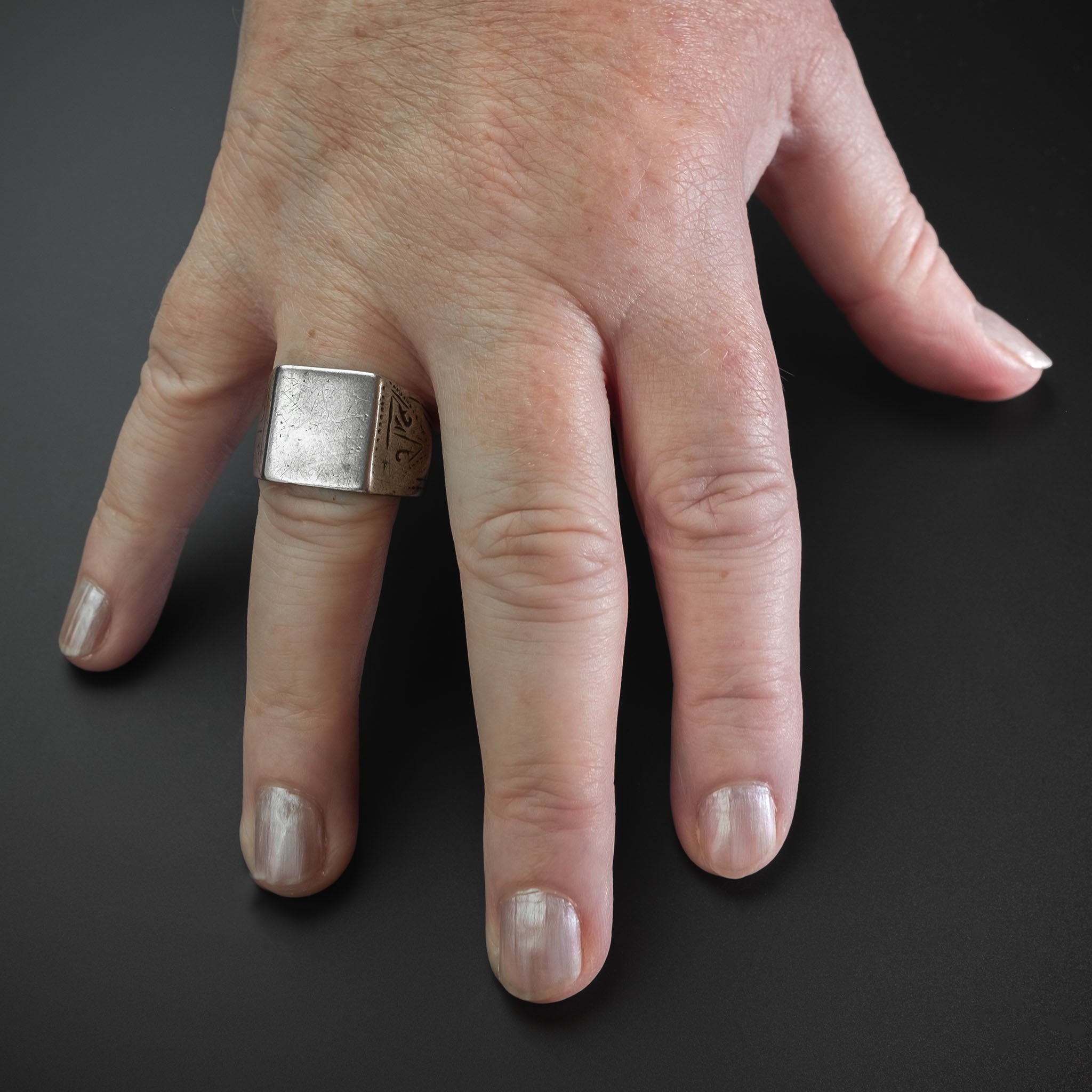 Old Silver Tuareg Ring, Niger