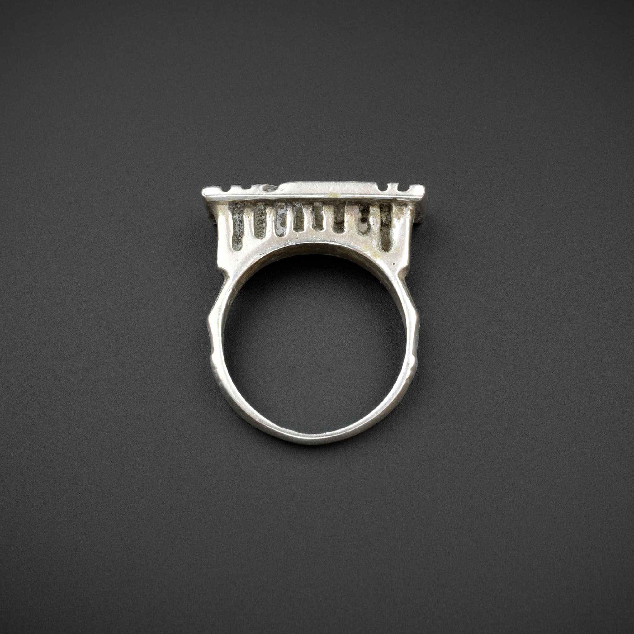 Vintage Tuareg Silver Ring, Mauritania