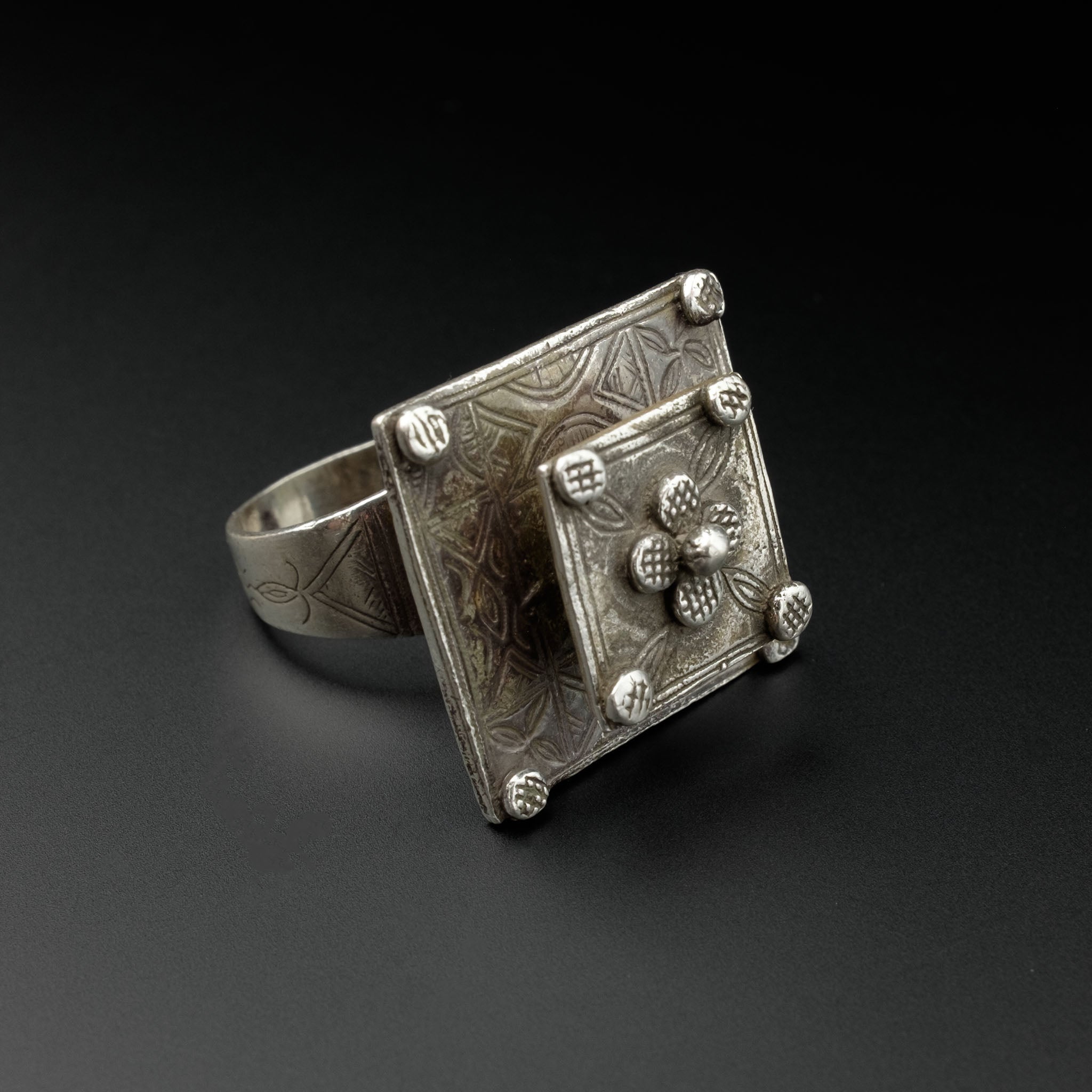 Vintage Silver Tuareg Ring, Mali