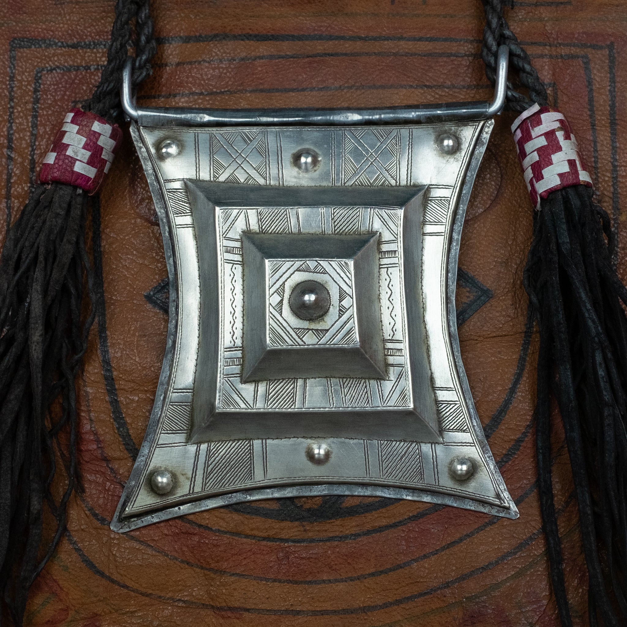 Vintage Silver Tuareg Tcherot Amulet, Niger