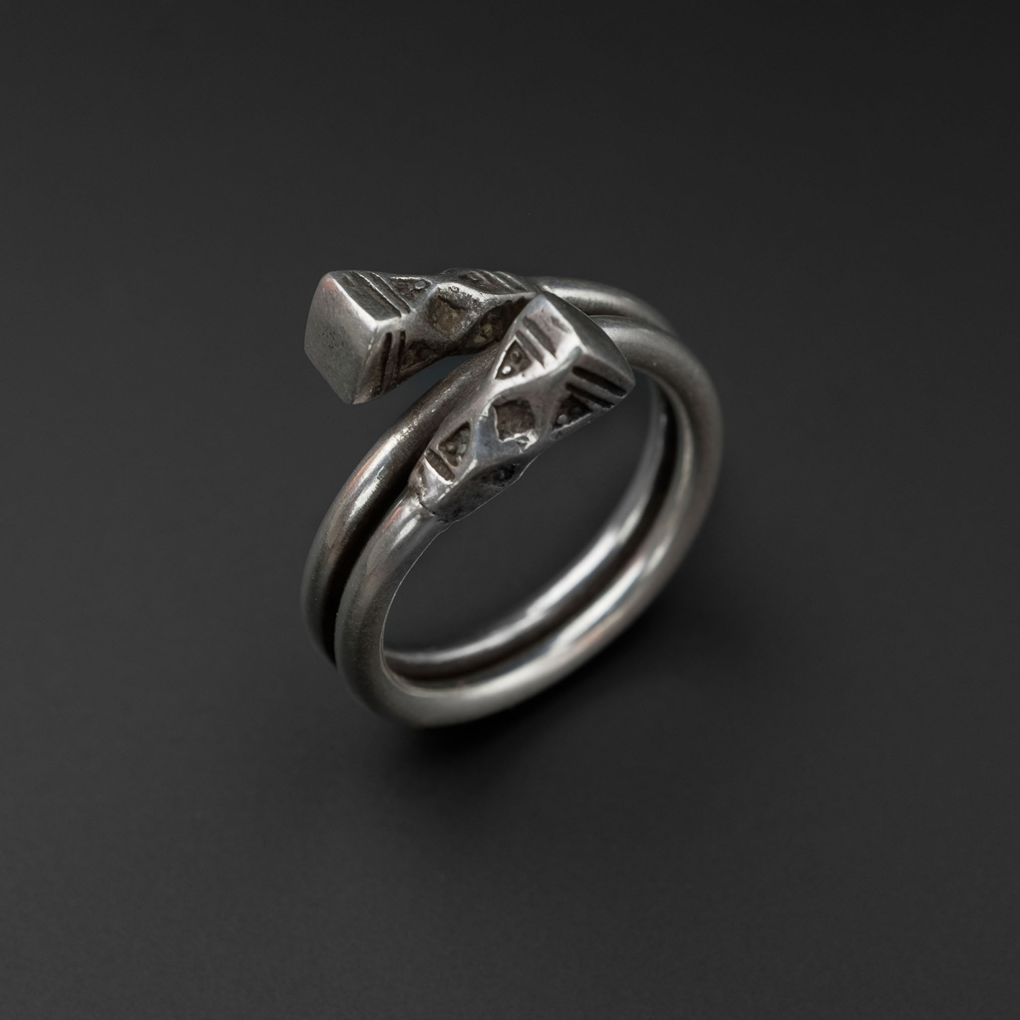 Silver Tuareg Ring, Niger