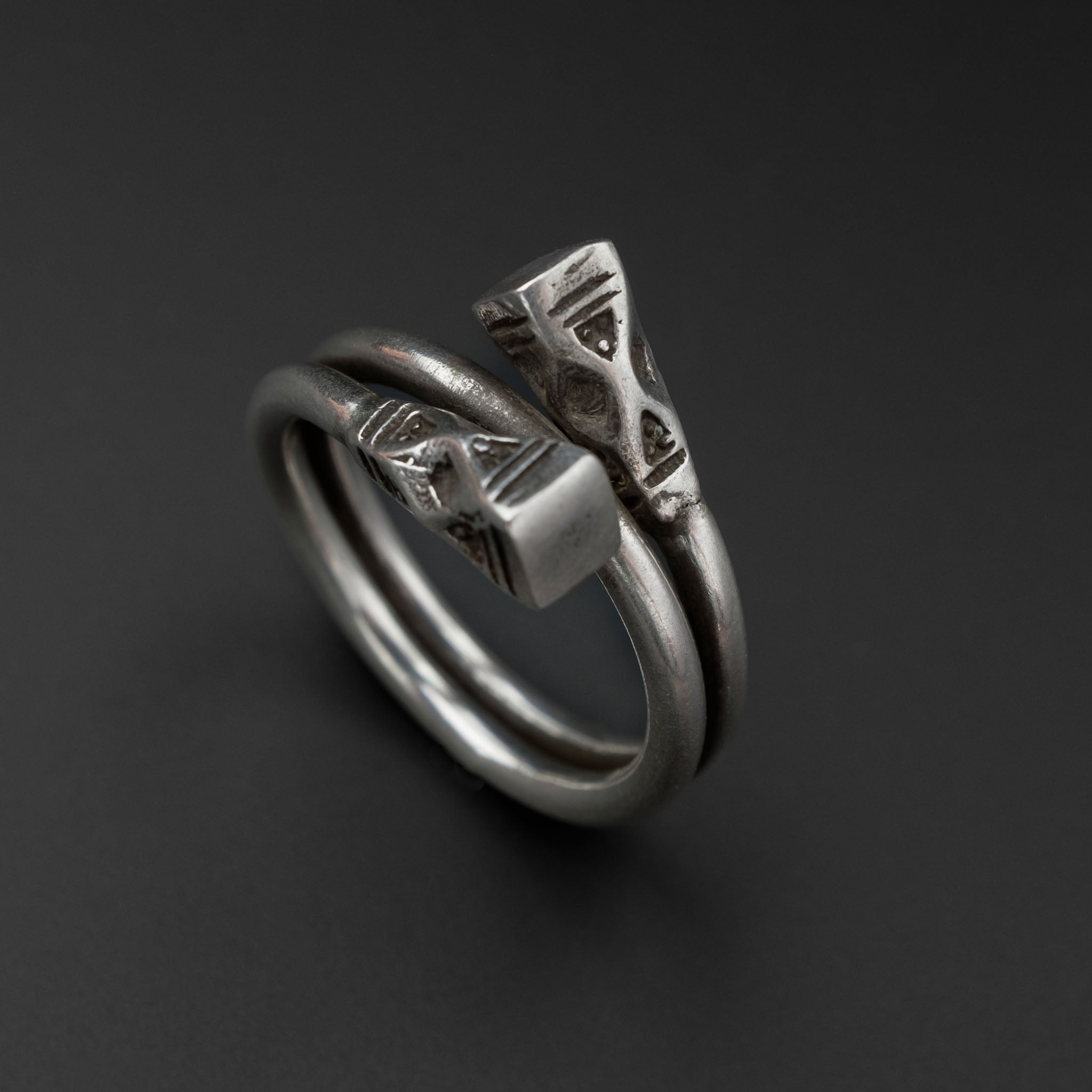 Silver Tuareg Ring, Niger