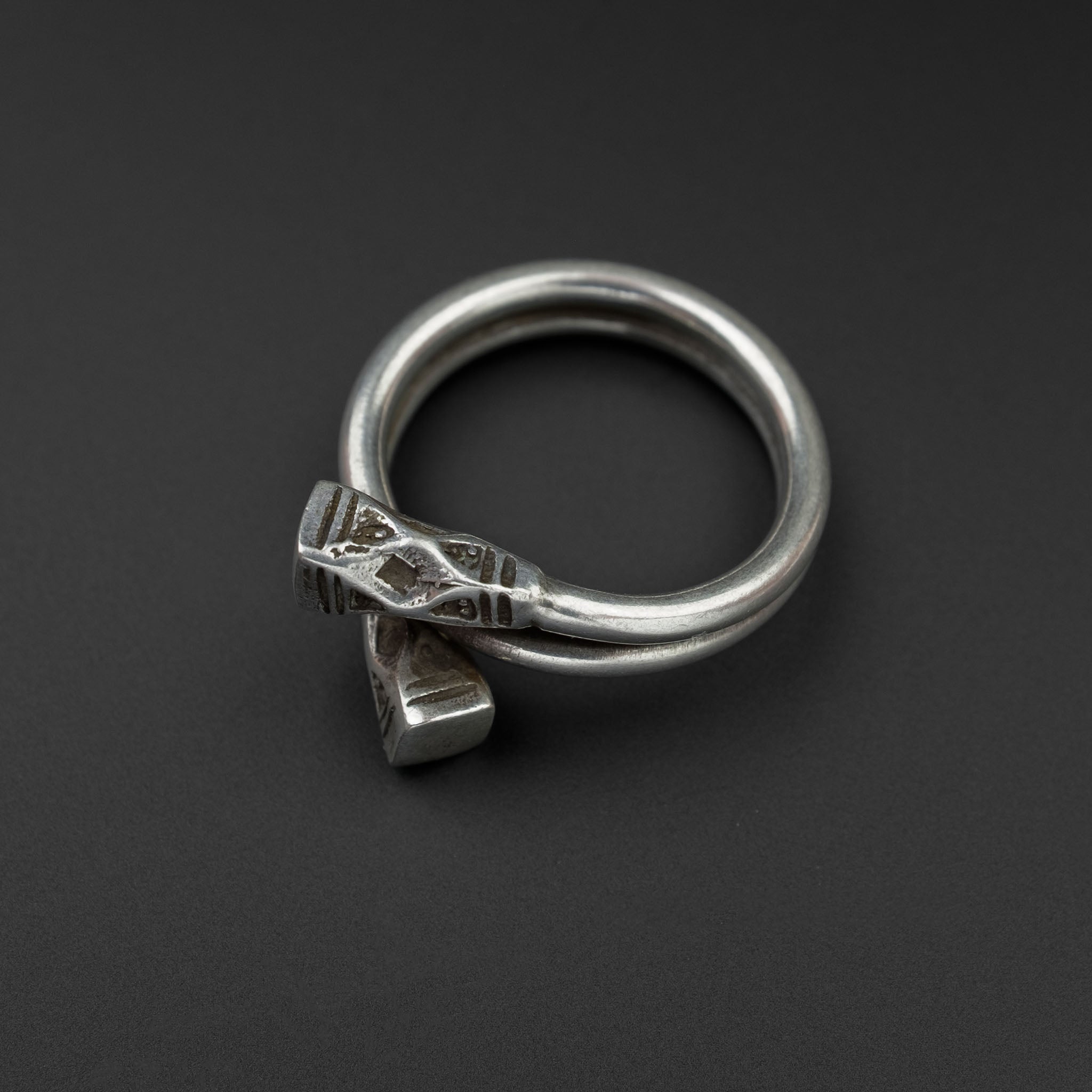 Silver Tuareg Ring, Niger