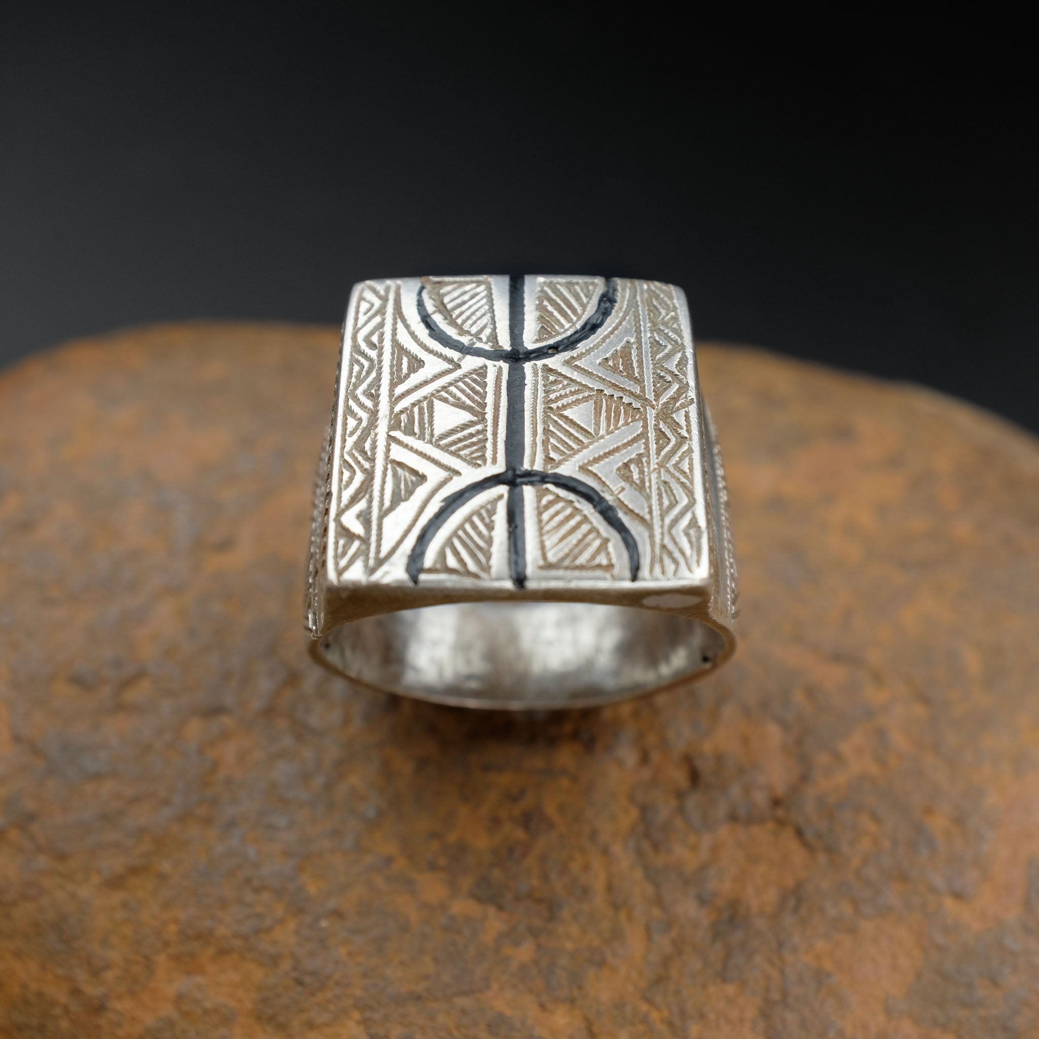 Vintage Silver Tuareg Ring, Niger