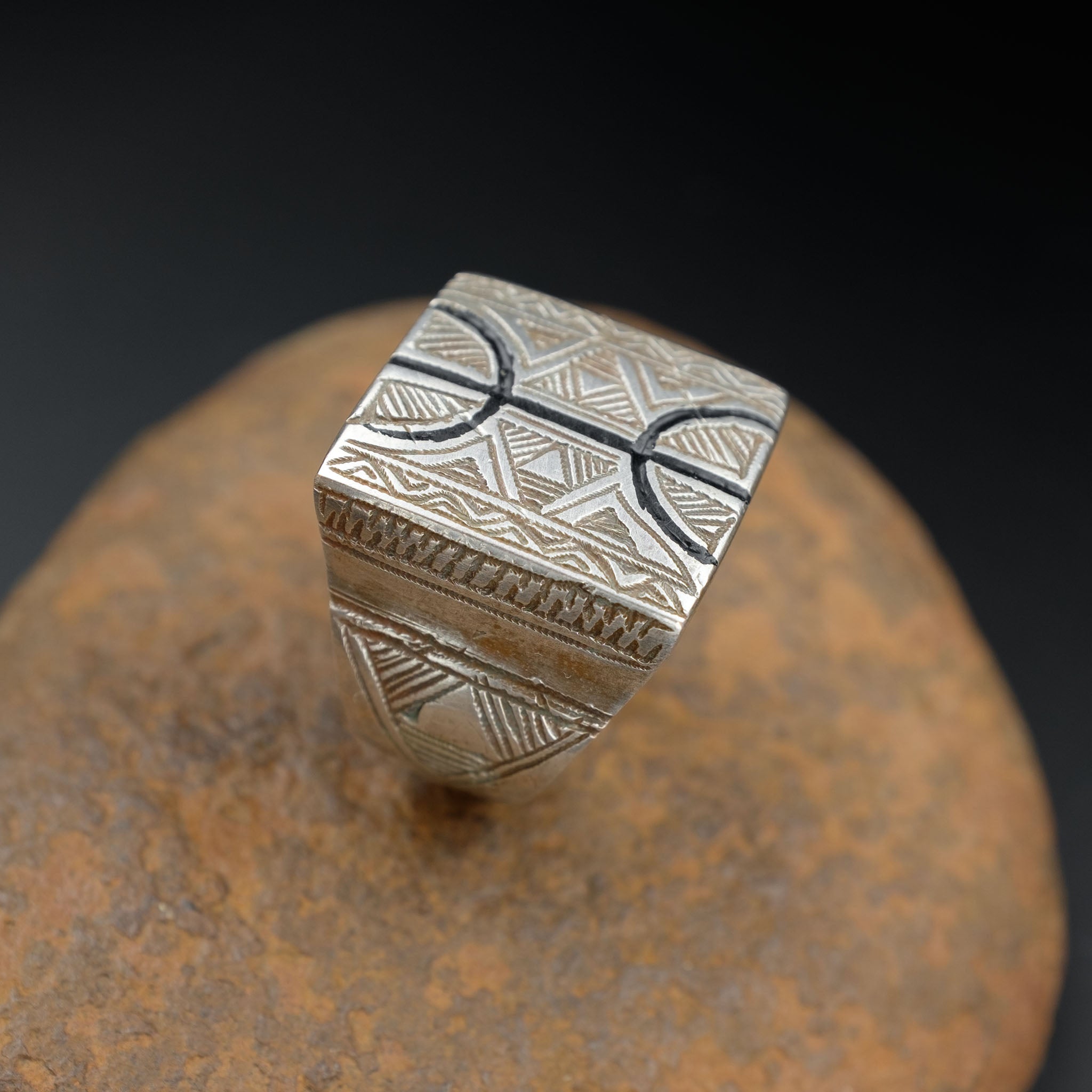 Vintage Silver Tuareg Ring, Niger