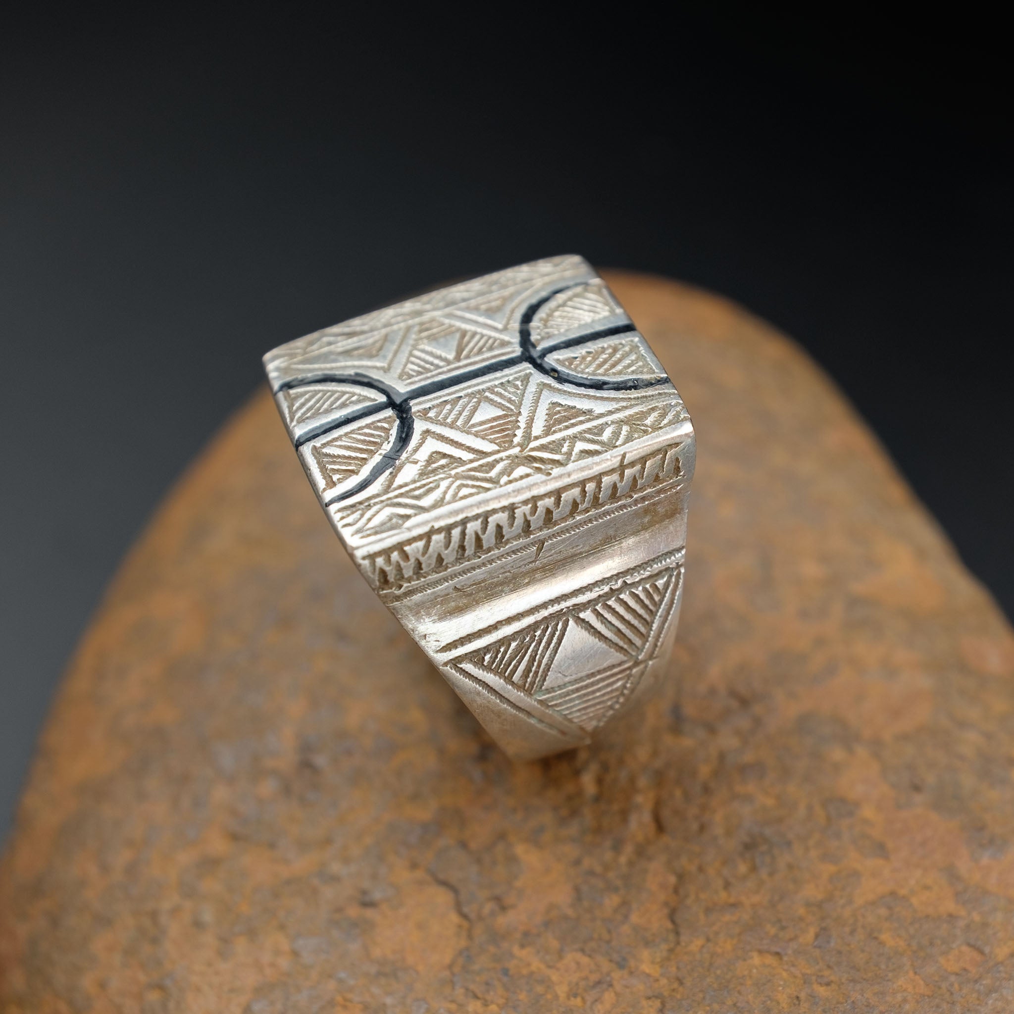 Vintage Silver Tuareg Ring, Niger