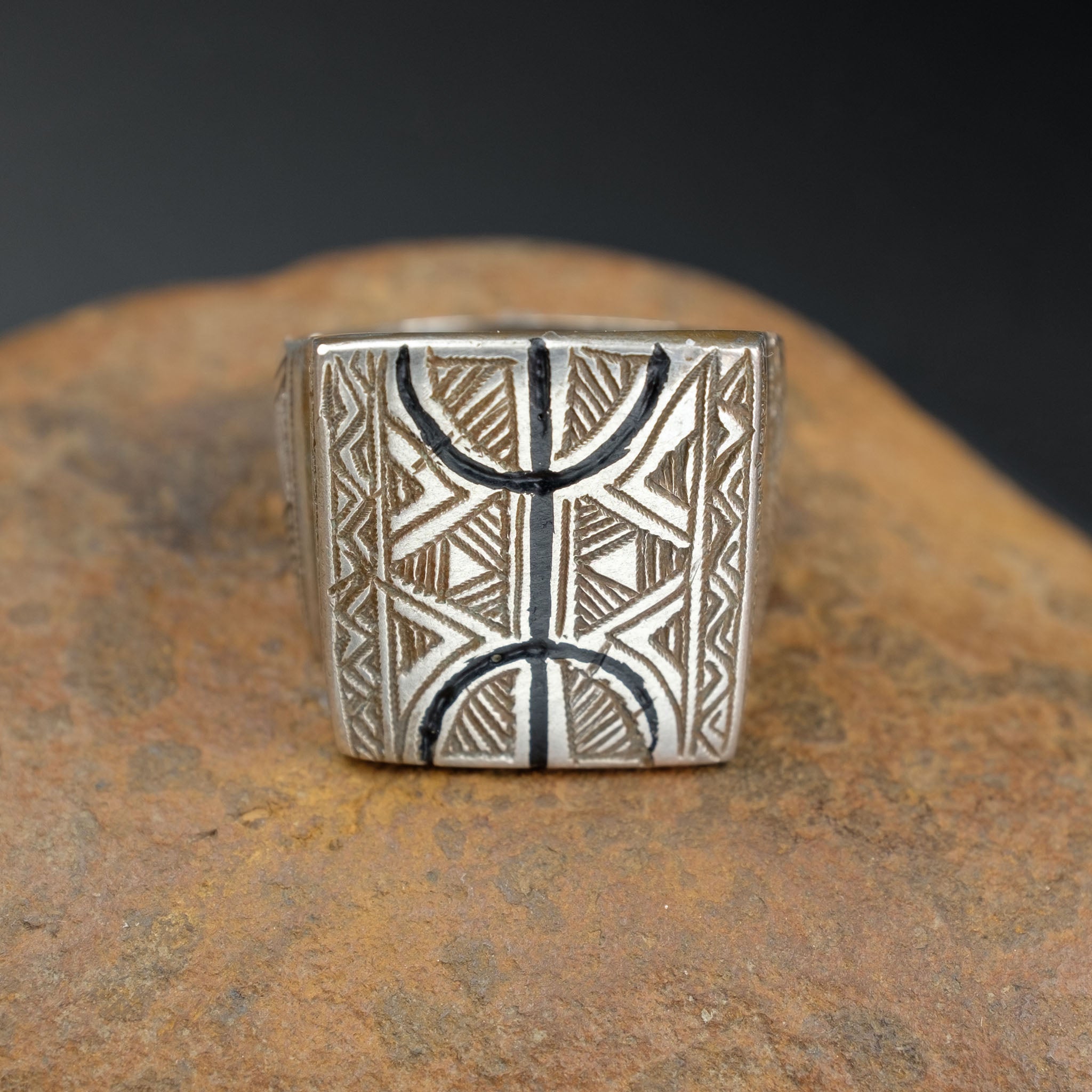 Vintage Silver Tuareg Ring, Niger