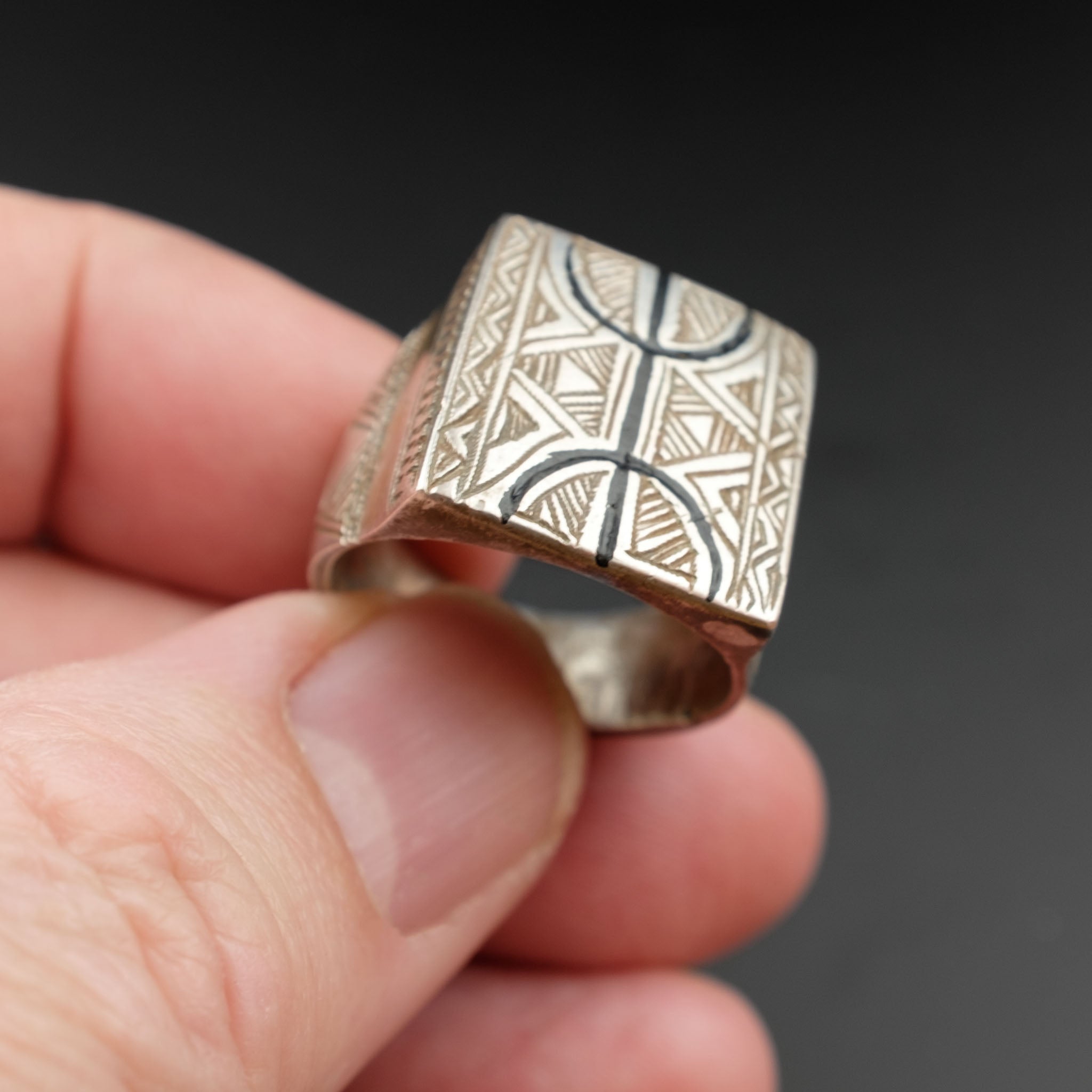 Vintage Silver Tuareg Ring, Niger