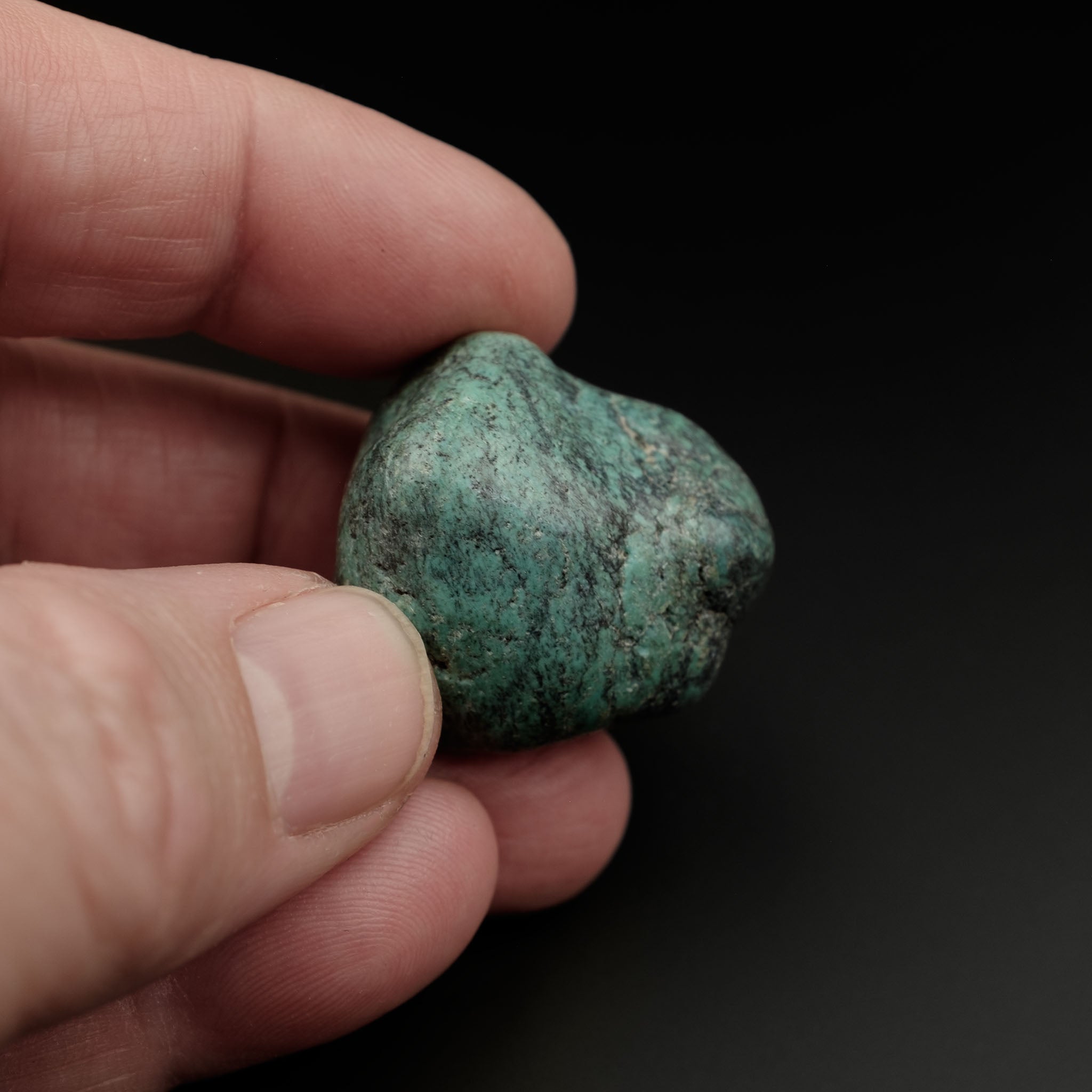 Large Antique Tibetan Turquoise Bead (30 g)