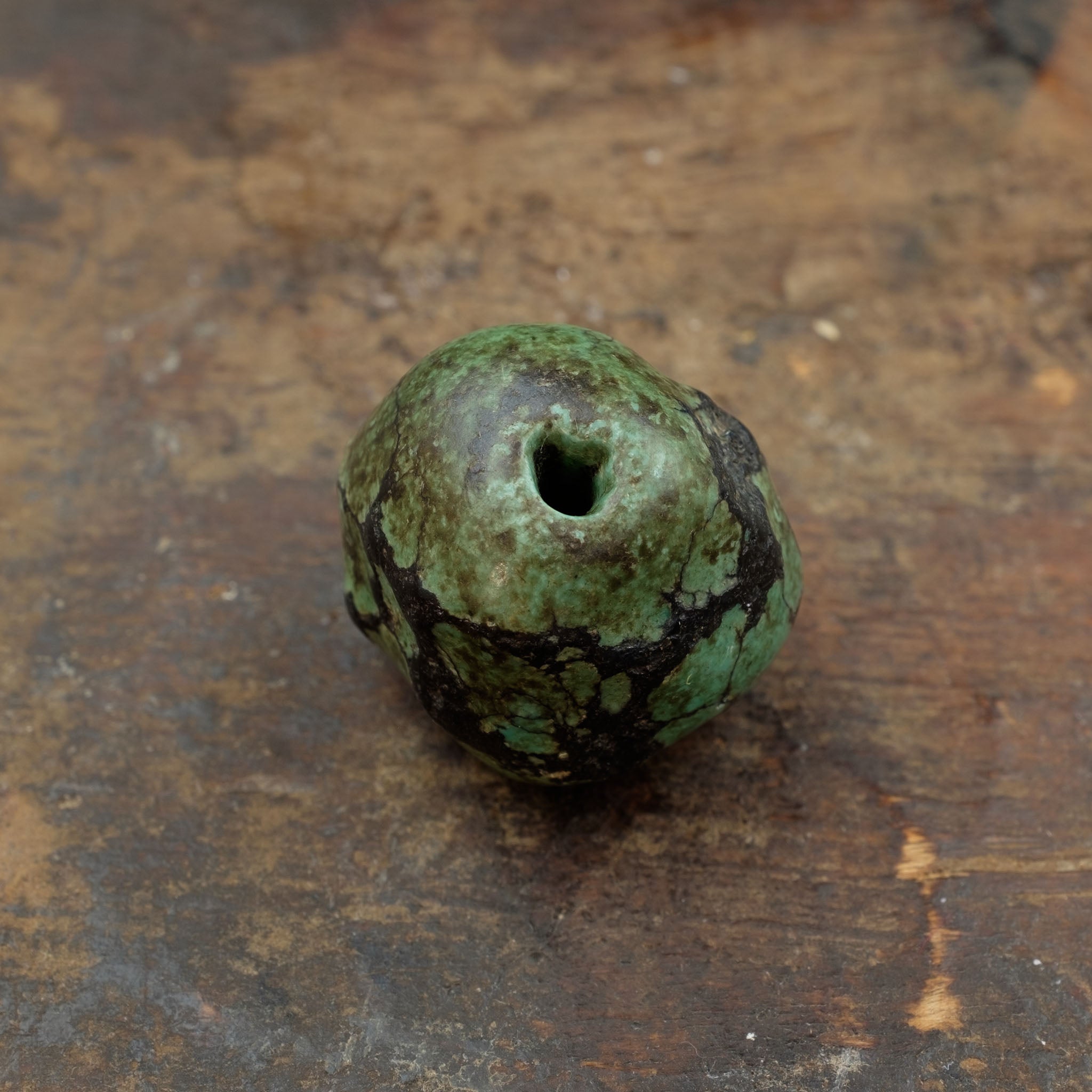 Antique Tibetan Turquoise Bead (10 g)