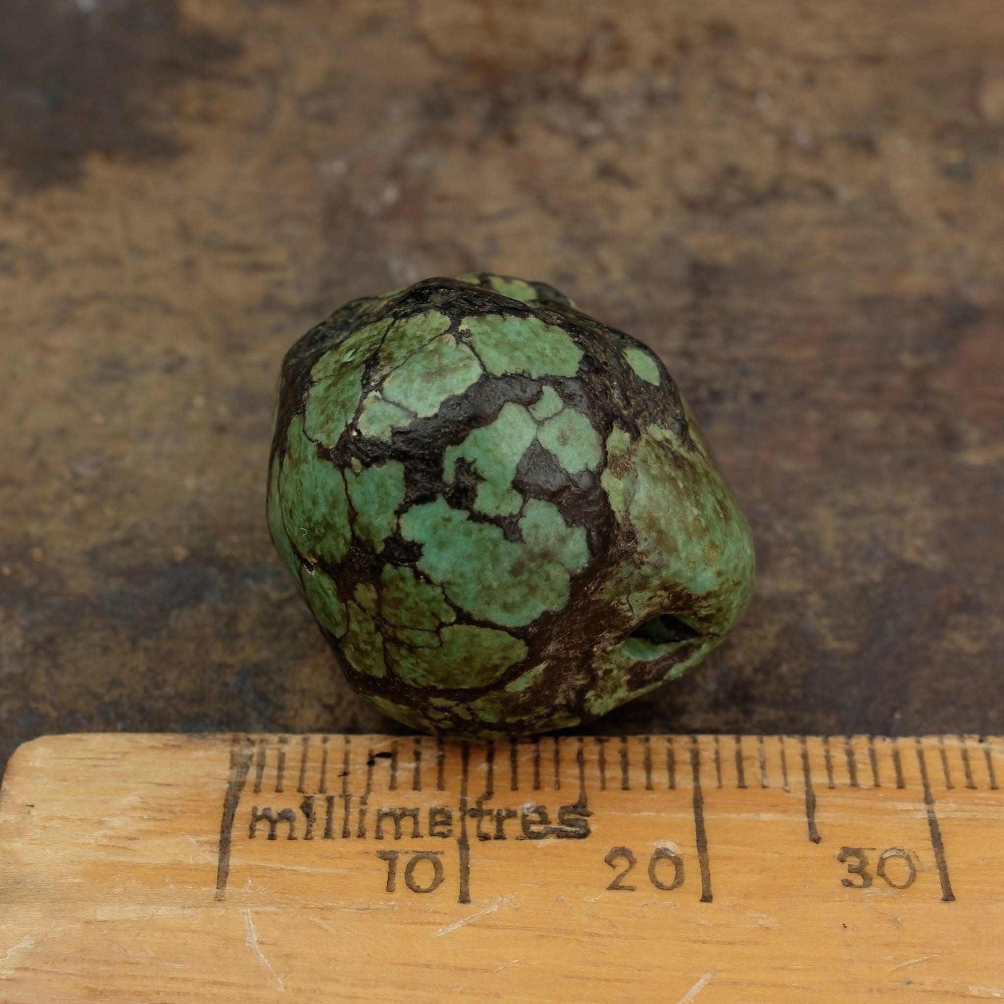 Antique Tibetan Turquoise Bead (10 g)