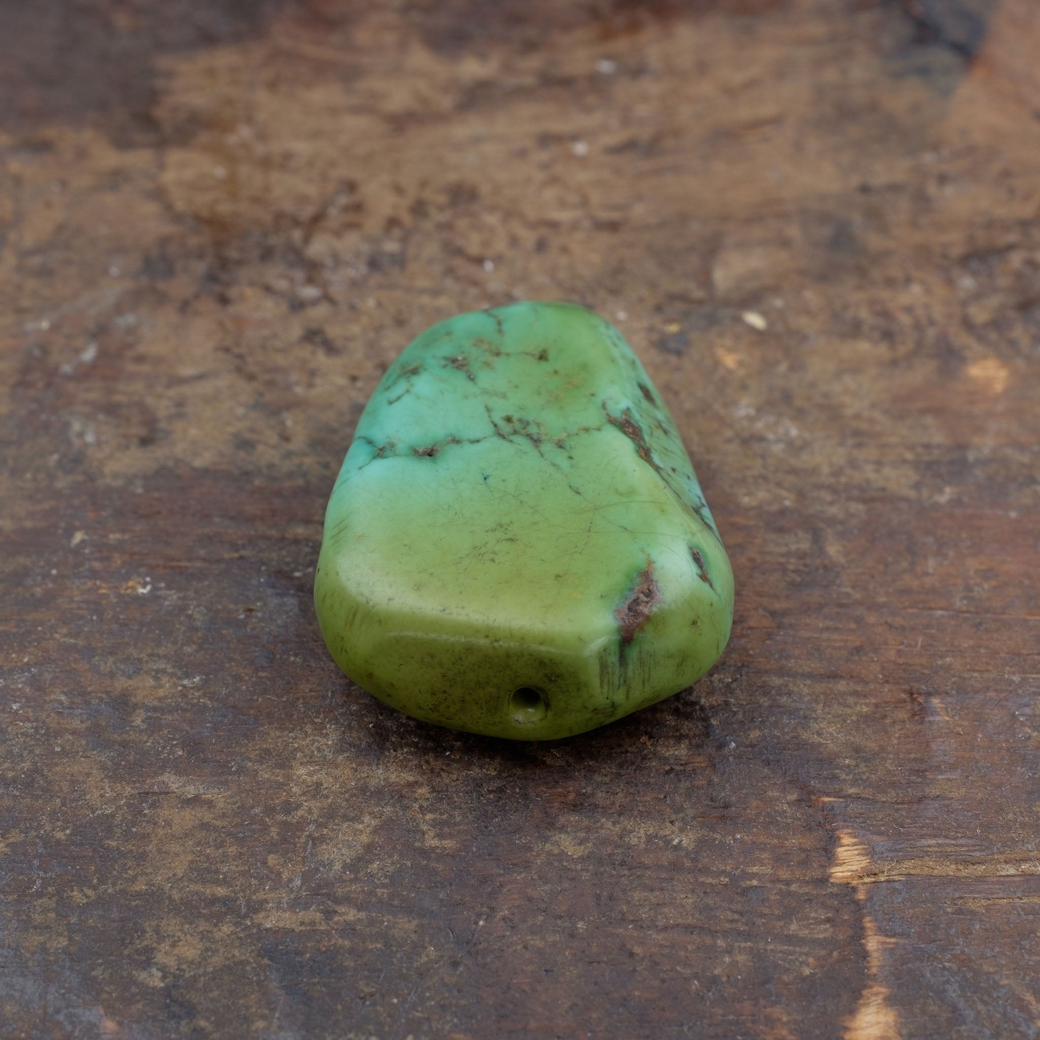 Antique Tibetan Turquoise Bead (7.3 g)