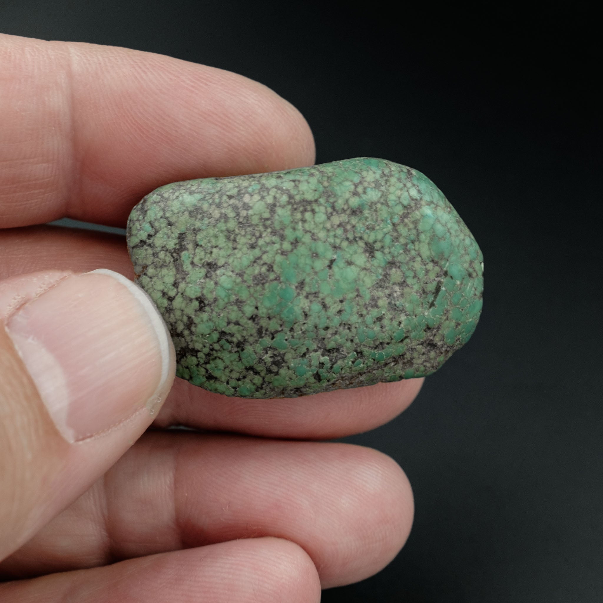 Antique Tibetan Natural Turquoise Bead (16.2 g)