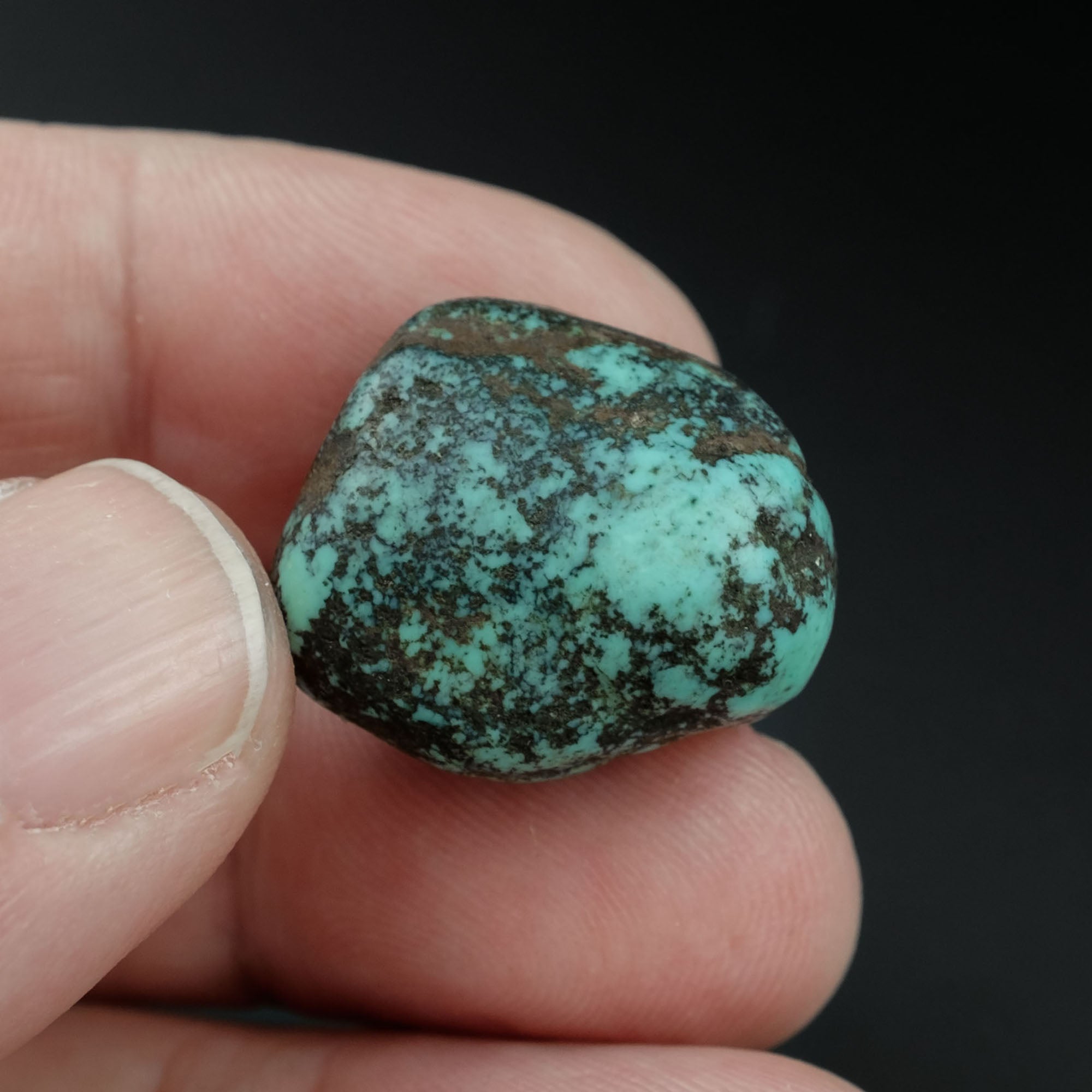 Antique Tibetan Turquoise Bead (9.8 g)