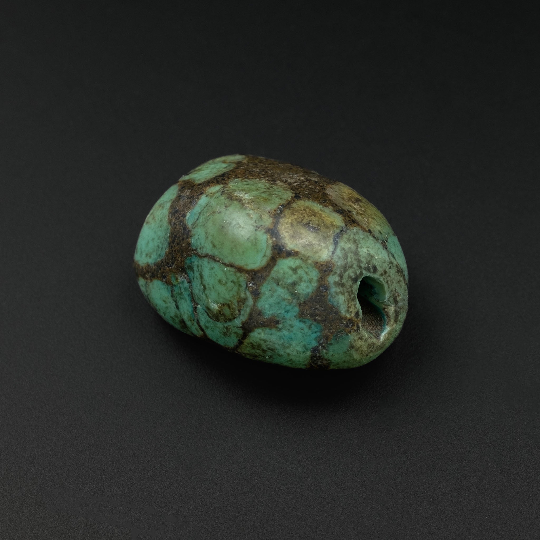 Antique Tibetan Natural Turquoise Bead (6.4 g)