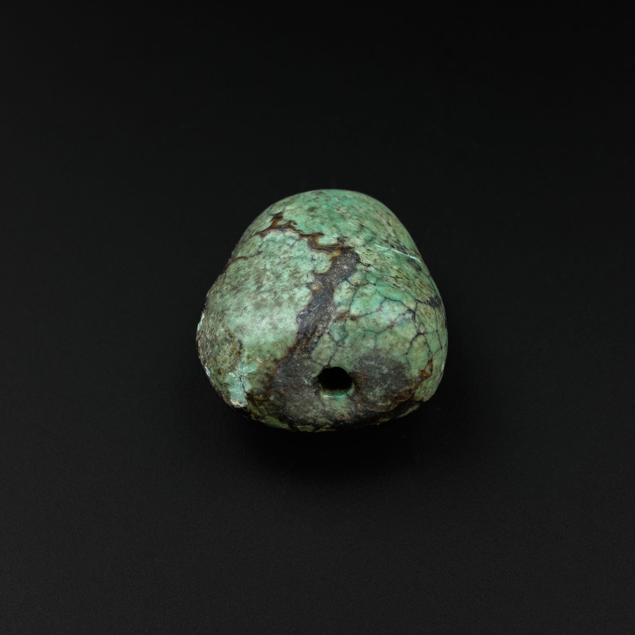 Antique Tibetan Natural Turquoise Bead (6.4 g)