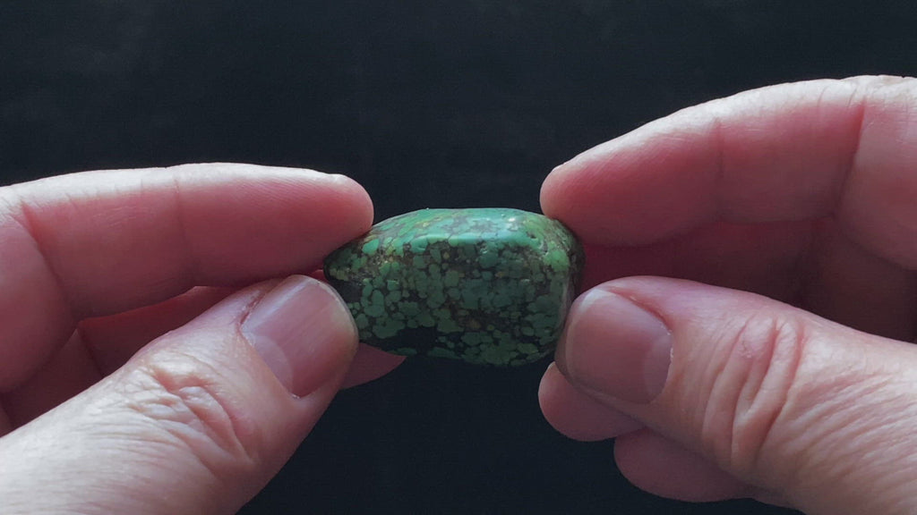 Ancient Tibetan Turquoise Bead | Vintage Ethnic Jewellery